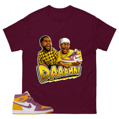 Gold Brotherhood 1s Zadago Shirt Daaamn Sneaker Graphic