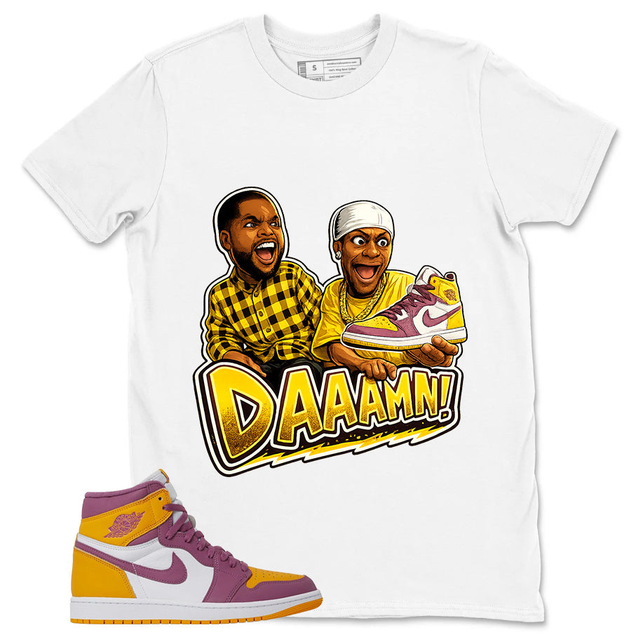 Gold Brotherhood 1s Zadago Shirt Daaamn Sneaker Graphic