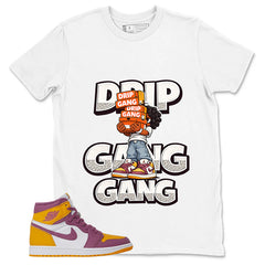 Gold Brotherhood 1s Zadago Shirt Drip Gang Graphic