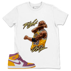 Gold Brotherhood 1s Zadago Shirt Flight Victory MJ Graphic