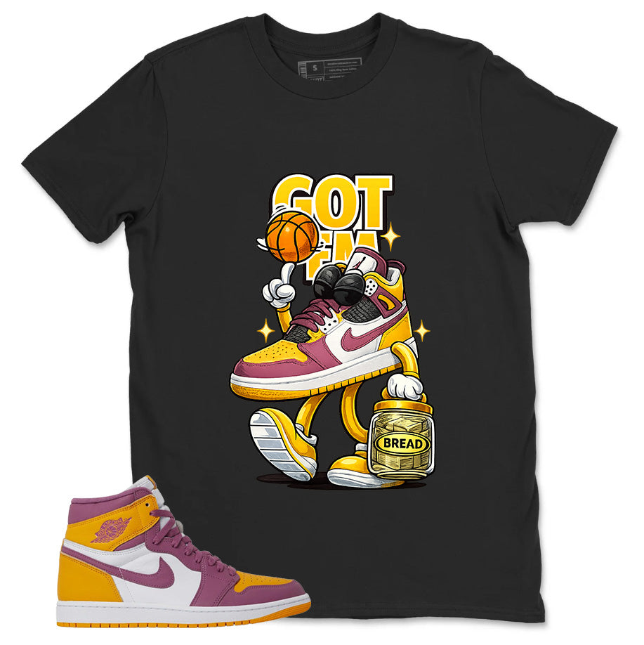 Gold Brotherhood 1s Zadago Shirt Got Em Bread Graphic