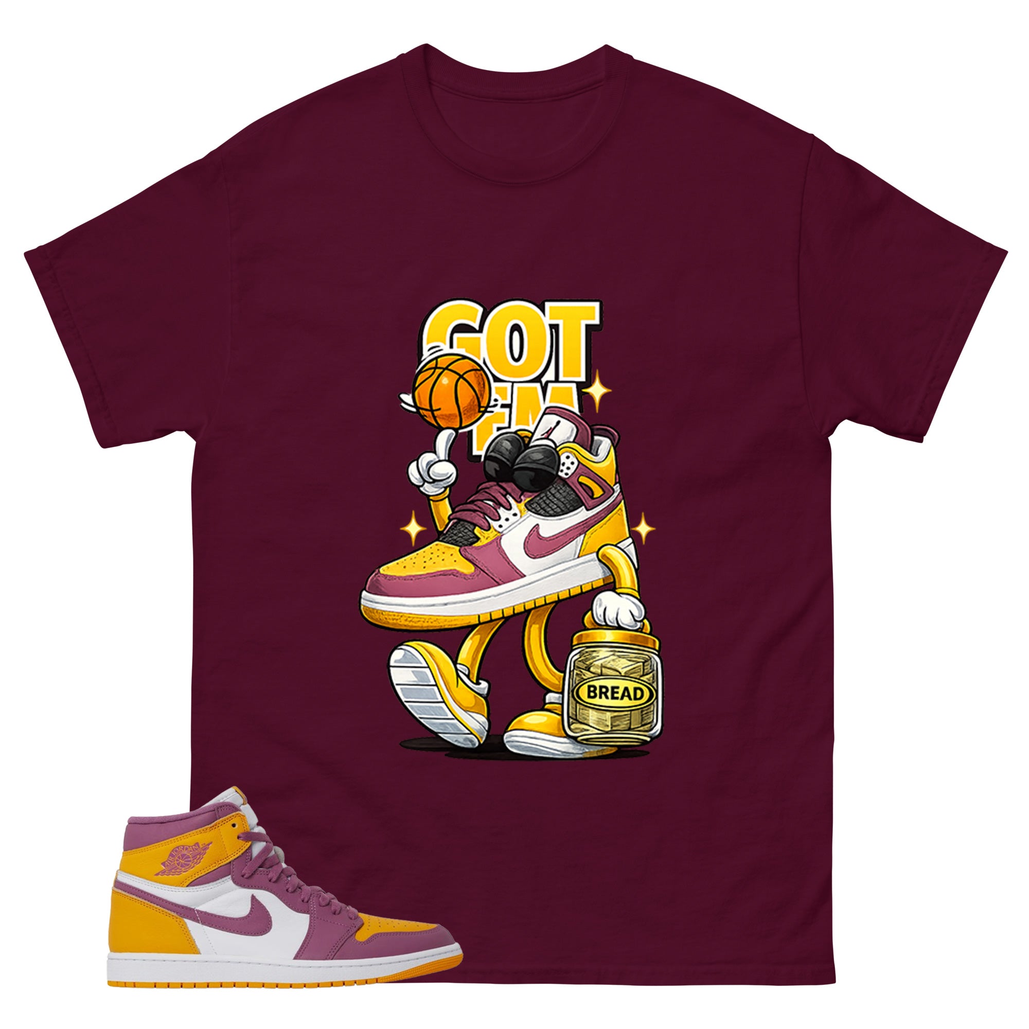 Gold Brotherhood 1s Zadago Shirt Got Em Bread Graphic