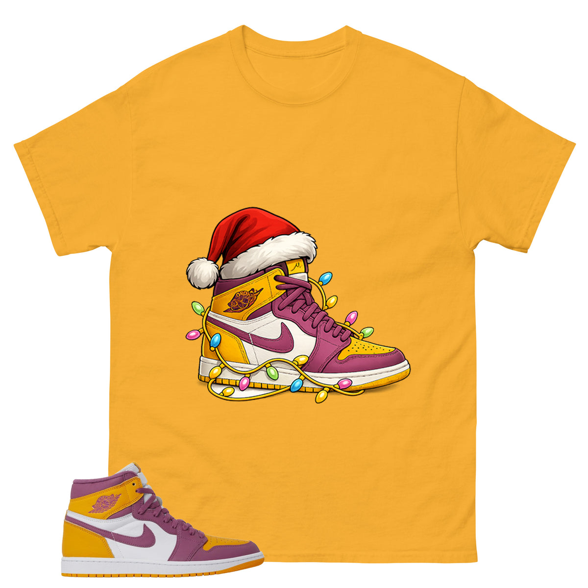 Gold Brotherhood 1s Zadago Shirt Kickmas Graphic