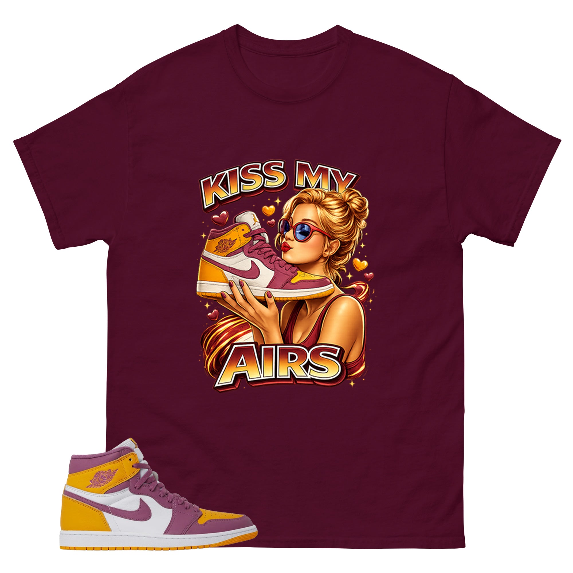 Gold Brotherhood 1s Zadago Shirt Kiss My Airs Graphic