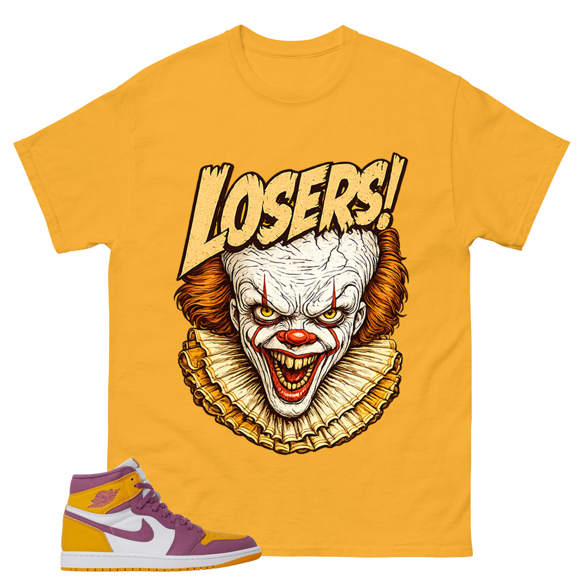 Gold Brotherhood 1s Zadago Shirt Loser IT Graphic