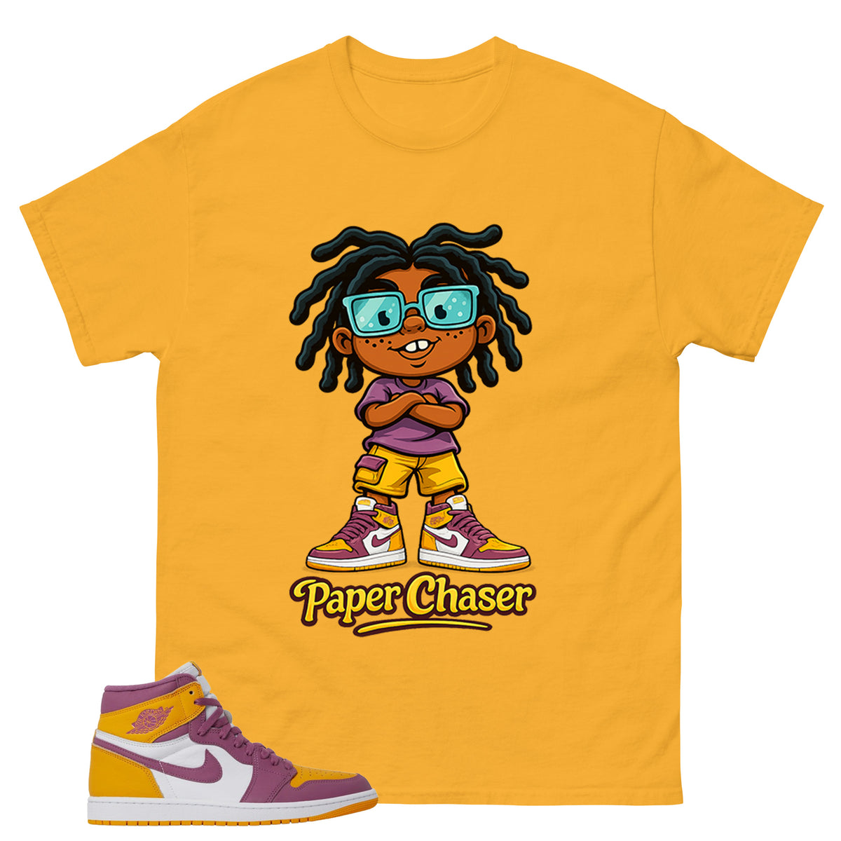 Gold Brotherhood 1s Zadago Shirt Paper Chaser Graphic