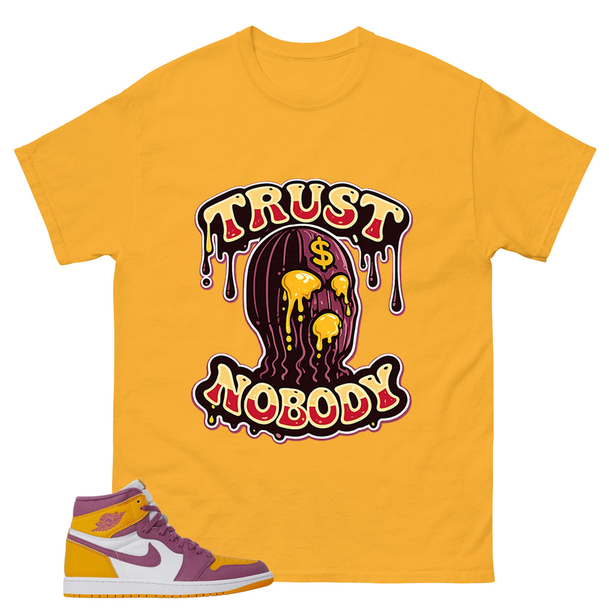 Gold Brotherhood 1s Zadago Shirt Trust Nobody Graphic