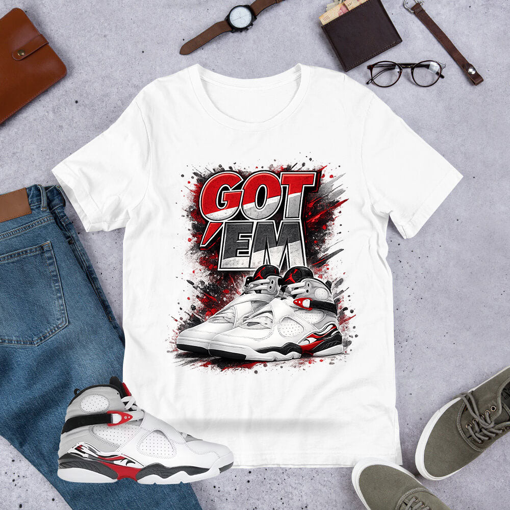 Graphic Tee to Matching 8s Bugs Bunny Got 'Em Sneaker Shirt