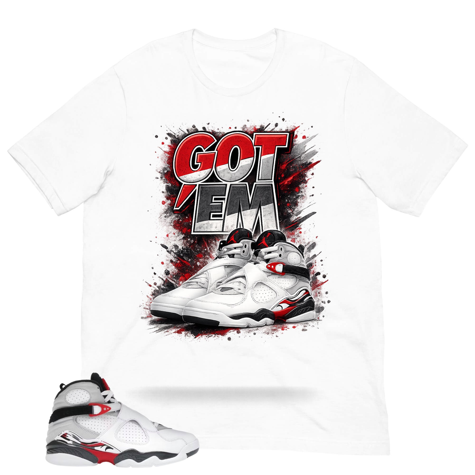 Graphic Tee to Matching 8s Bugs Bunny Got 'Em Sneaker Shirt