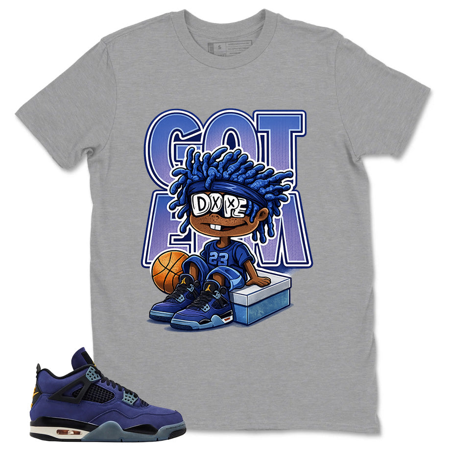 Got 'Em Boy Shirt - Match Air Jordan 4 Retro Lakers