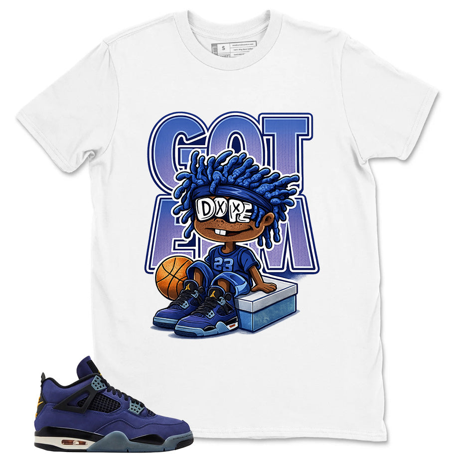 Got 'Em Boy Shirt - Match Air Jordan 4 Retro Lakers