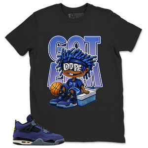 Got 'Em Boy Shirt - Match Air Jordan 4 Retro Lakers