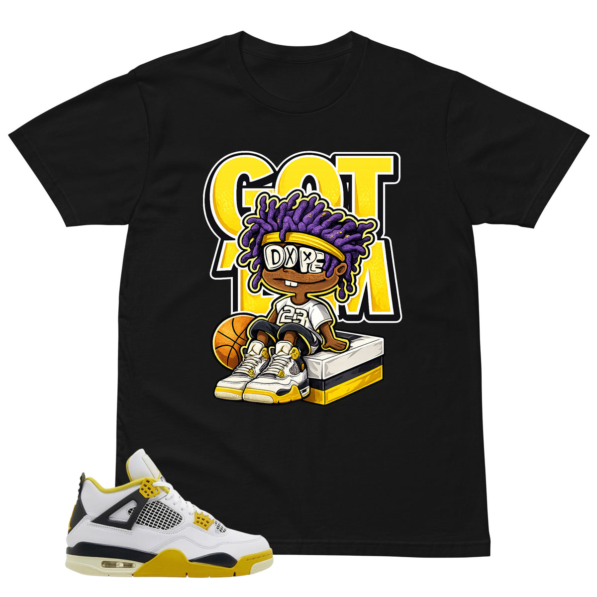 Got 'Em Boy Shirt - Match Air Jordan 4 Vivid Sulfur