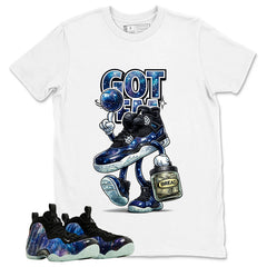 Got Em Bread Graphic Tee, Shirt to Match Air Foamposite One Galaxy, Air Foamposite Unisex Black Shirt