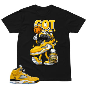 Graphic Tee Got 'Em Bread Shirt - Matching Air Jordan 5 T23 Tokyo