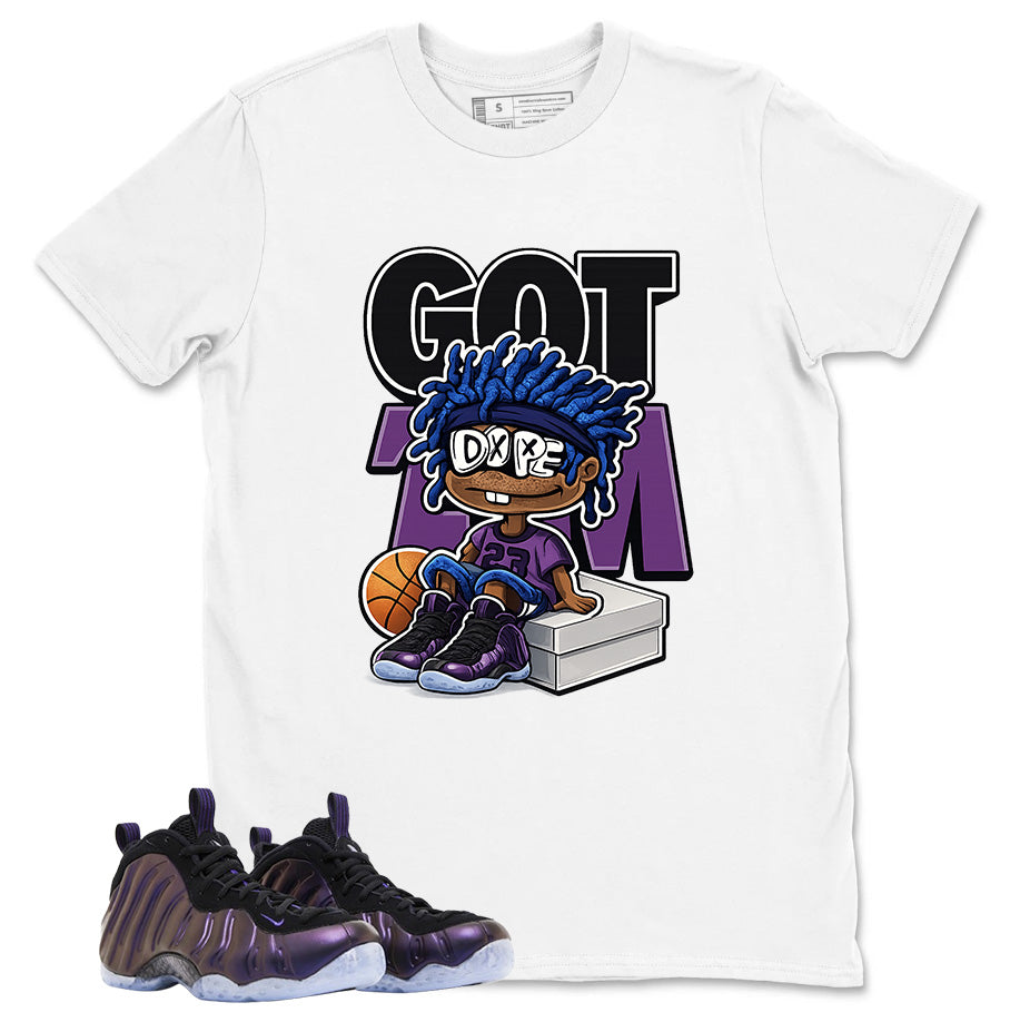 Got Em Dope Graphic Tee, Shirt to Match Air Foamposite One Eggplant, Air Foamposite Unisex Purple Shirt