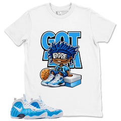 Got Em Dope Graphic Tee, Shirt to Match Air Foamposite Pro University Blue, Air Foamposite Unisex Blue Shirt