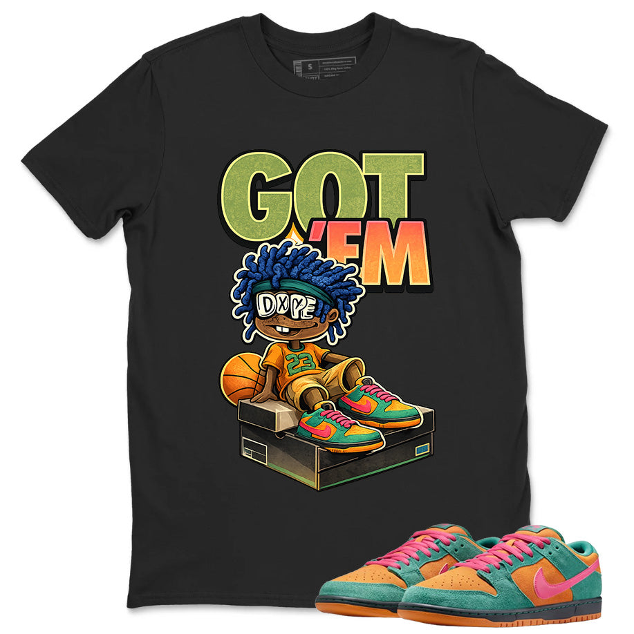 Got Em Dope Graphic Tee, Shirt to Match SB Dunk Green Noise, SB Dunk Green Noise Watermelon Unisex Shirt