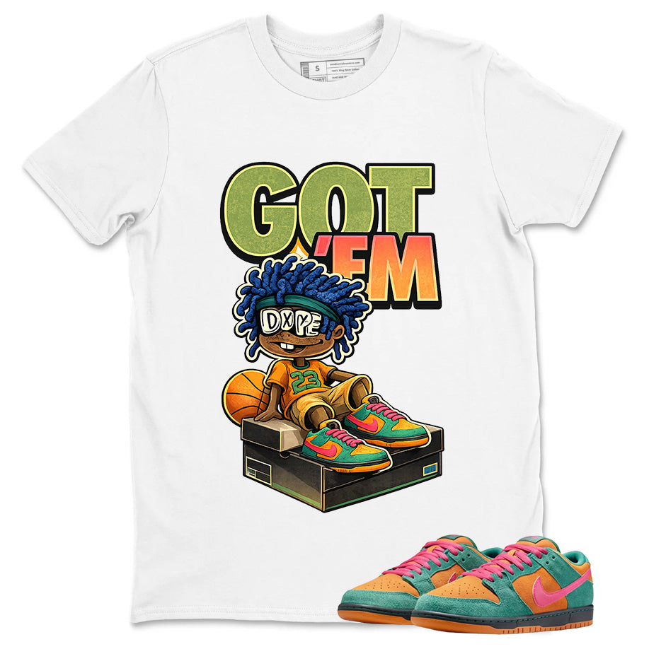 Got Em Dope Graphic Tee, Shirt to Match SB Dunk Green Noise, SB Dunk Green Noise Watermelon Unisex Shirt