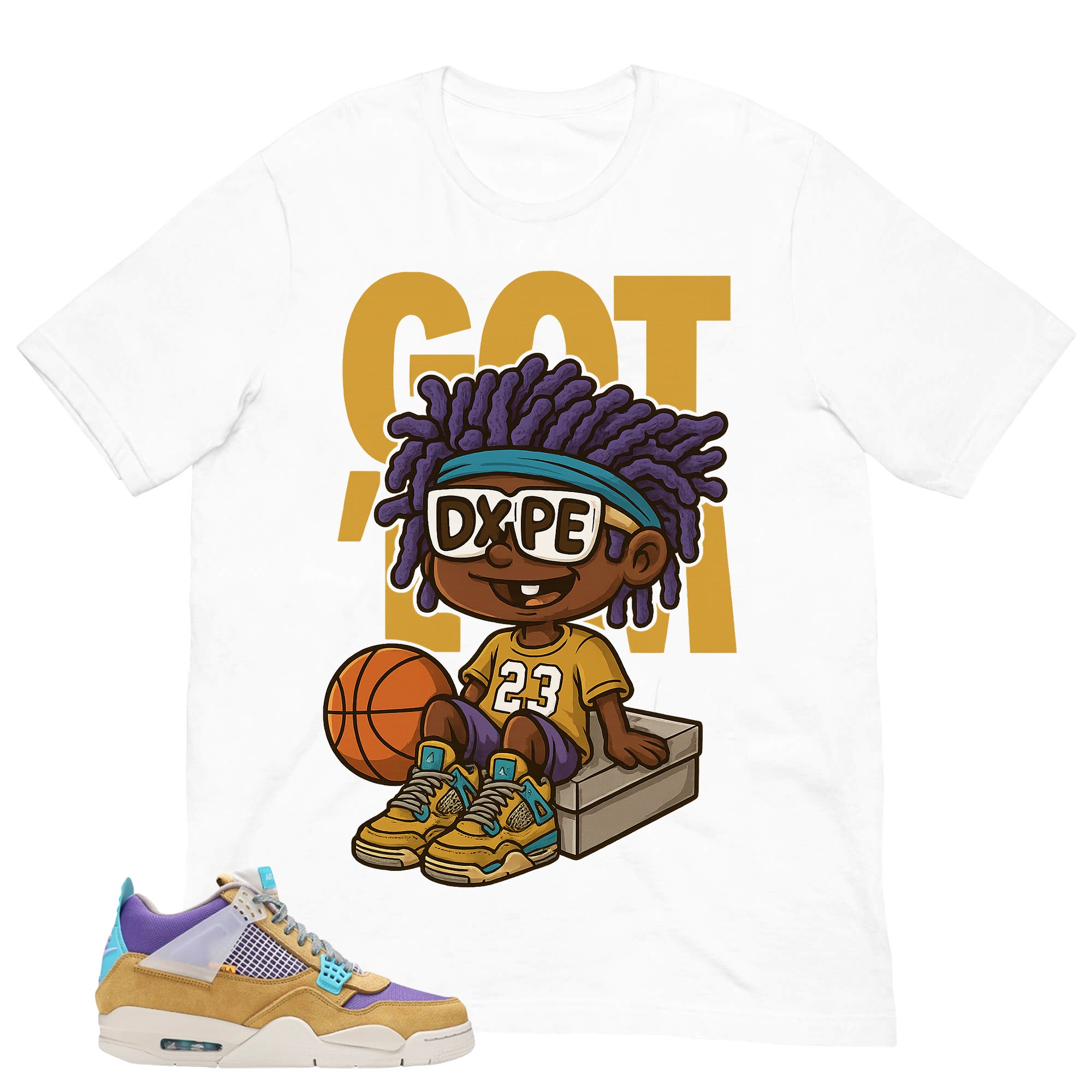 Got 'Em Dope Shirt - Match Union LA x Air Jordan 4 Desert Moss