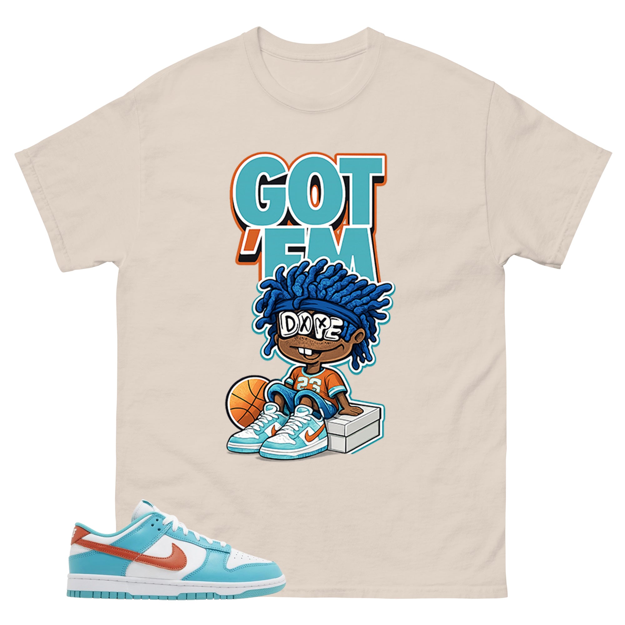 Got Em Dope Shirt - Match White Dunk Low Miami Dolphins
