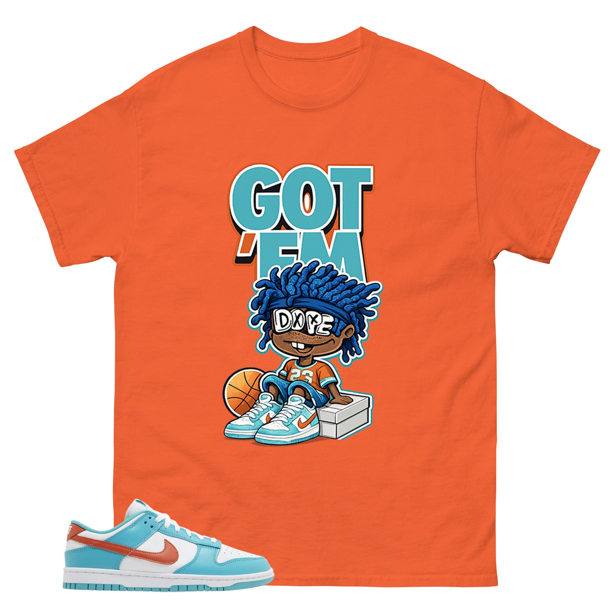 Got Em Dope Shirt - Match White Dunk Low Miami Dolphins