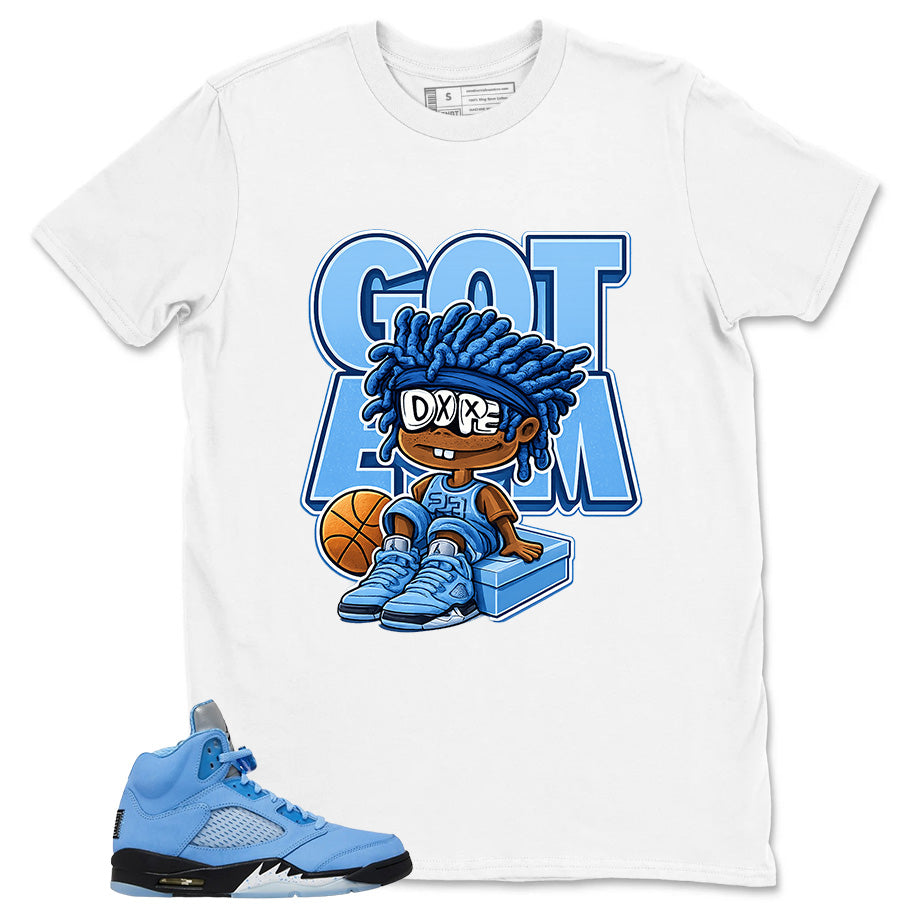 Graphic Tee Got 'Em Dope Shirt - to Matching Air Jordan 5 Retro SE UNC