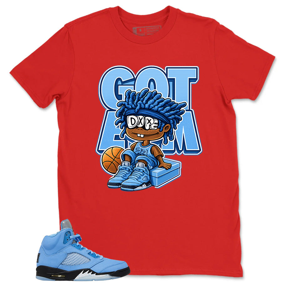 Graphic Tee Got 'Em Dope Shirt - to Matching Air Jordan 5 Retro SE UNC