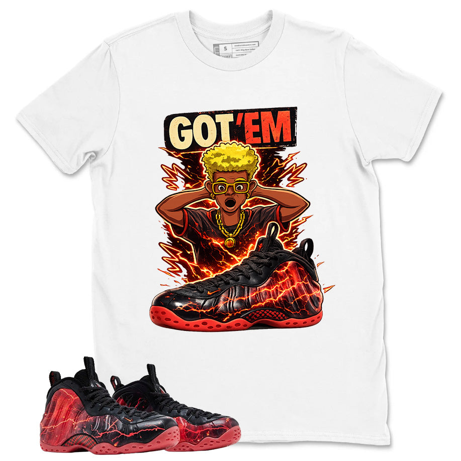 Got Em Graphic Tee, Shirt to Match Air Foamposite Stranger Things, Air Foamposite Unisex Blue Shirt