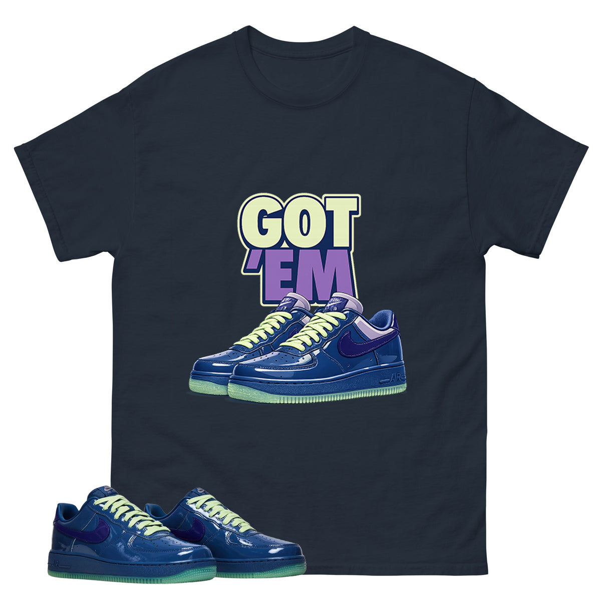 Got Em Graphic Tee, Shirt to Match Air Force 1 Mystic Navy, Air Force 1 Unisex Shirt