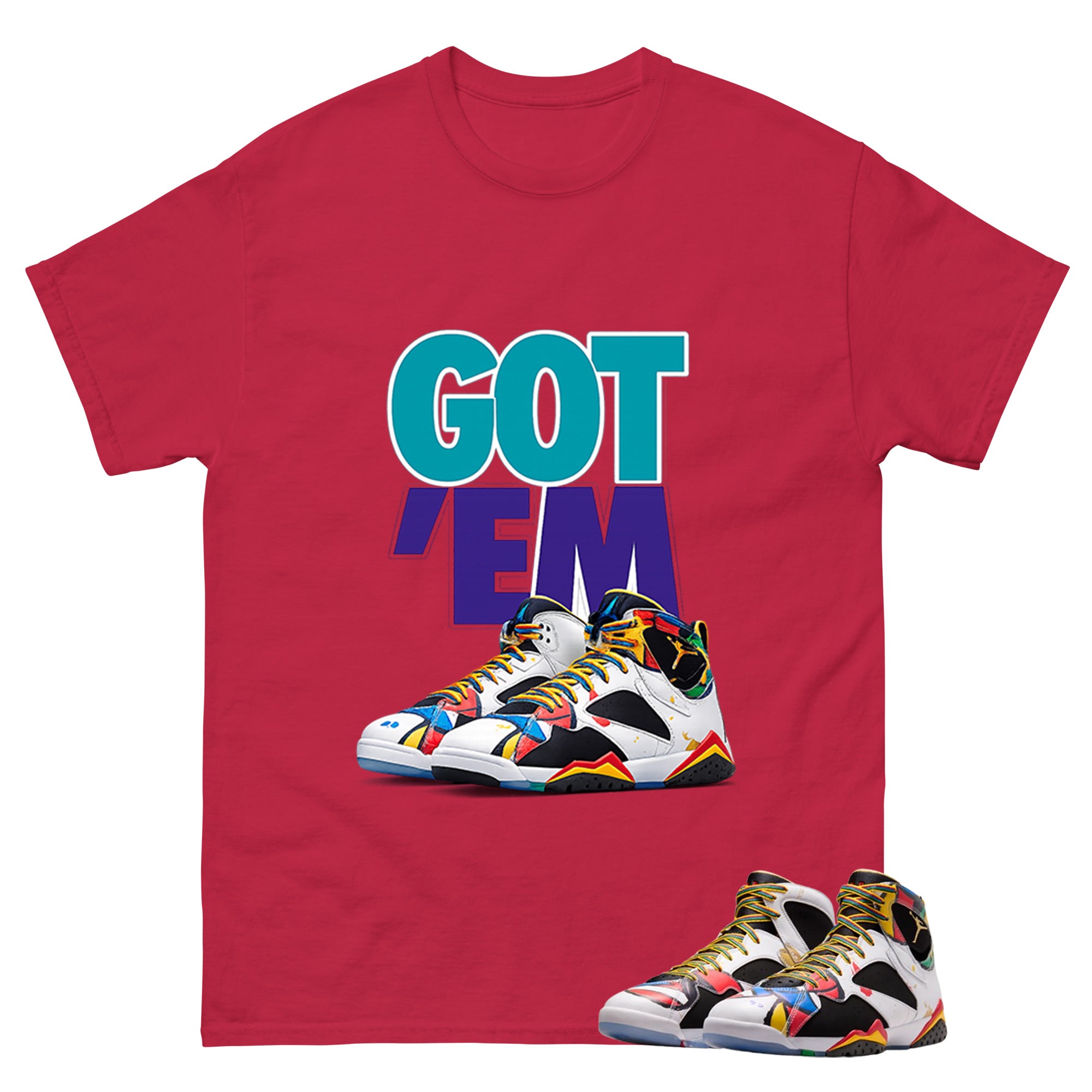 Got Em Graphic Tee, Shirt to Match Air Jordan 7 Miro, Air Jordan 7 Miro Unisex Shirt