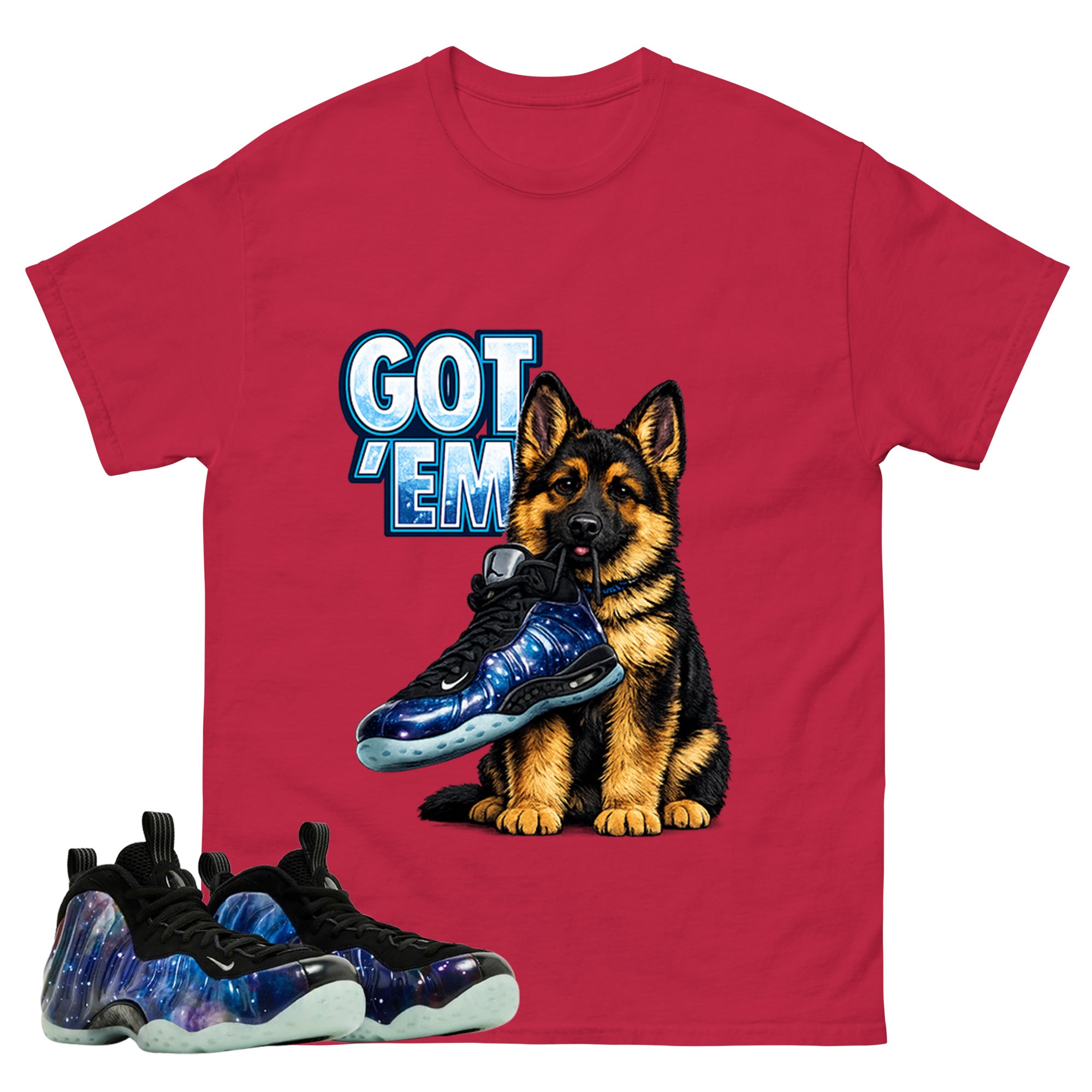 Got Em GS Graphic Tee, Shirt to Match Air Foamposite One Galaxy, Air Foamposite Unisex Black Shirt