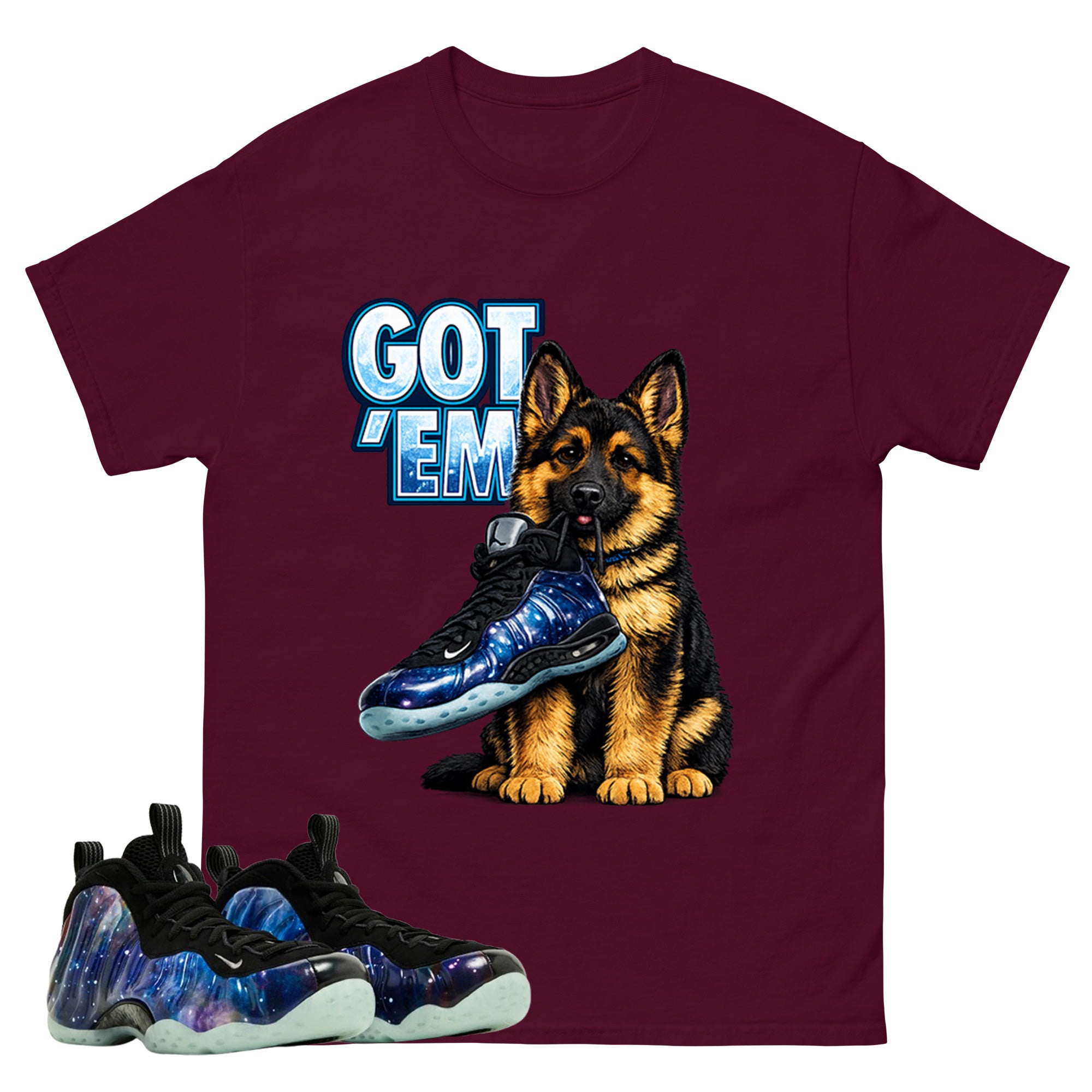 Got Em GS Graphic Tee, Shirt to Match Air Foamposite One Galaxy, Air Foamposite Unisex Black Shirt