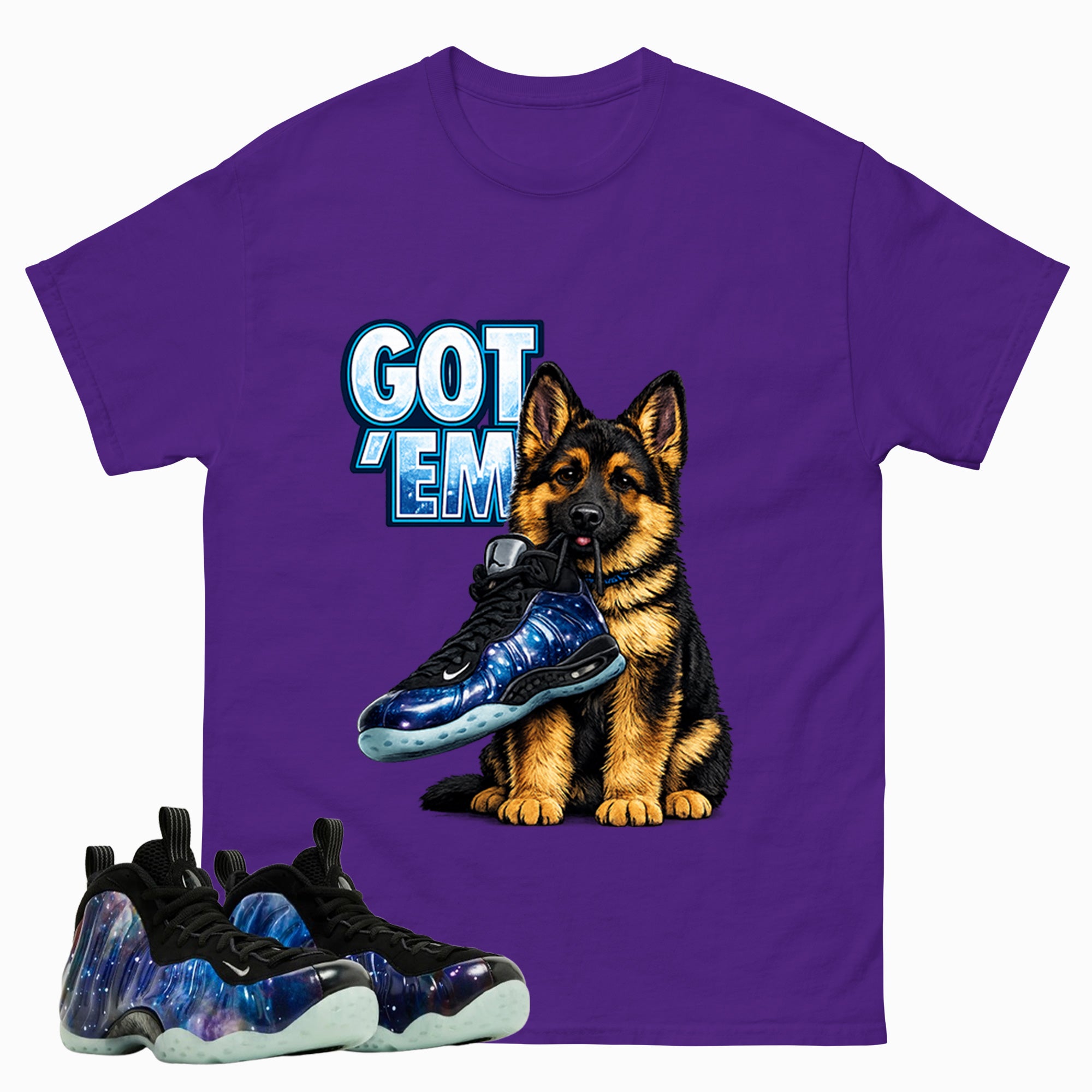 Got Em GS Graphic Tee, Shirt to Match Air Foamposite One Galaxy, Air Foamposite Unisex Black Shirt