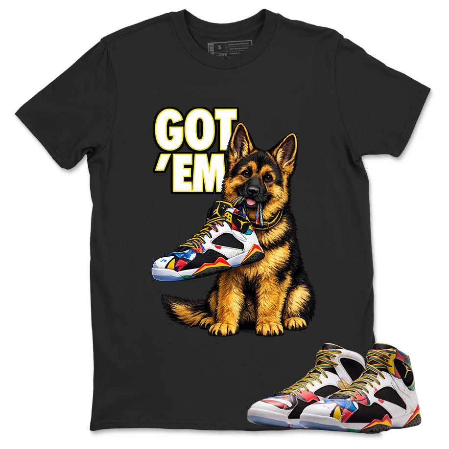Got Em GS Graphic Tee, Shirt to Match Air Jordan 7 Miro, Air Jordan 7 Miro Unisex Shirt