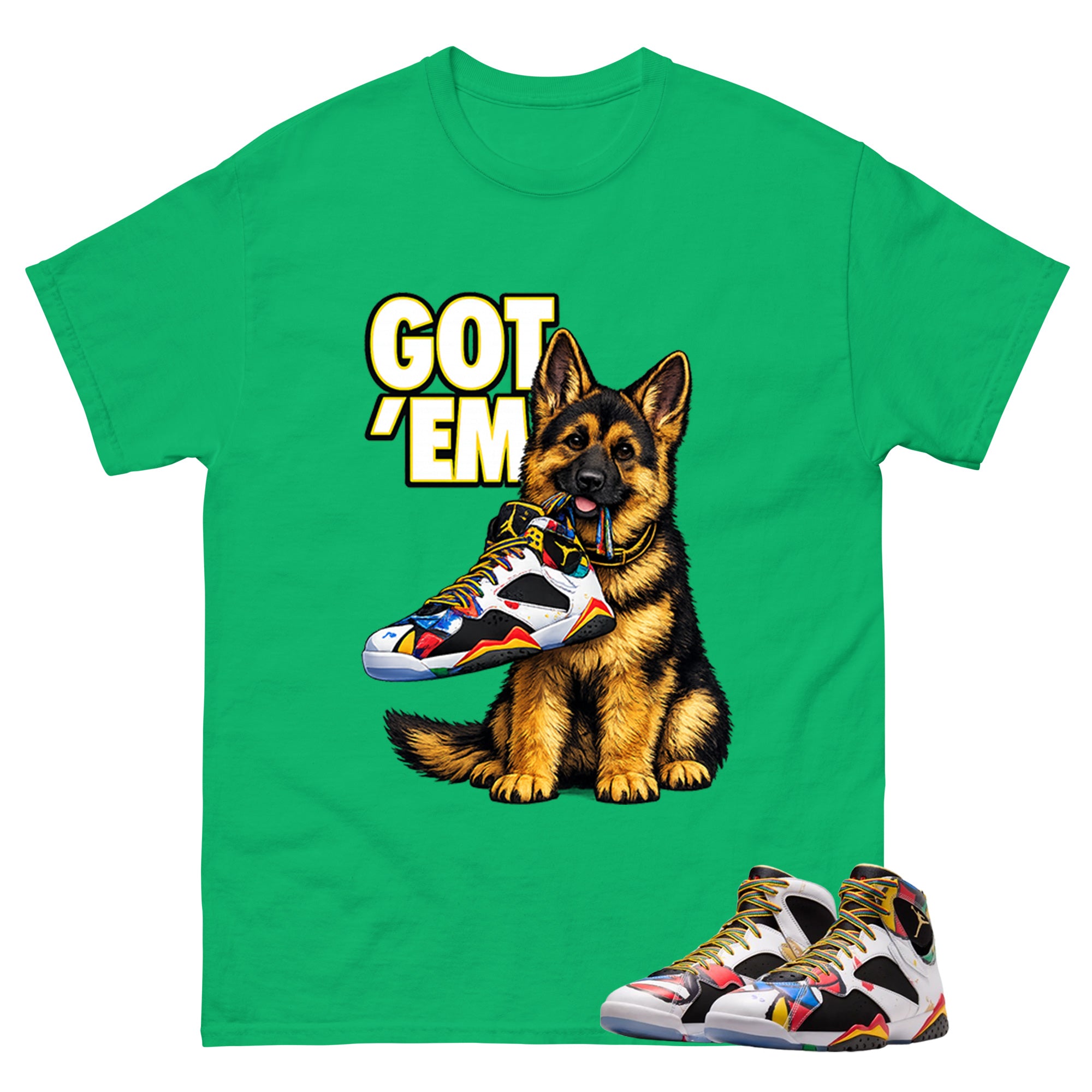 Got Em GS Graphic Tee, Shirt to Match Air Jordan 7 Miro, Air Jordan 7 Miro Unisex Shirt