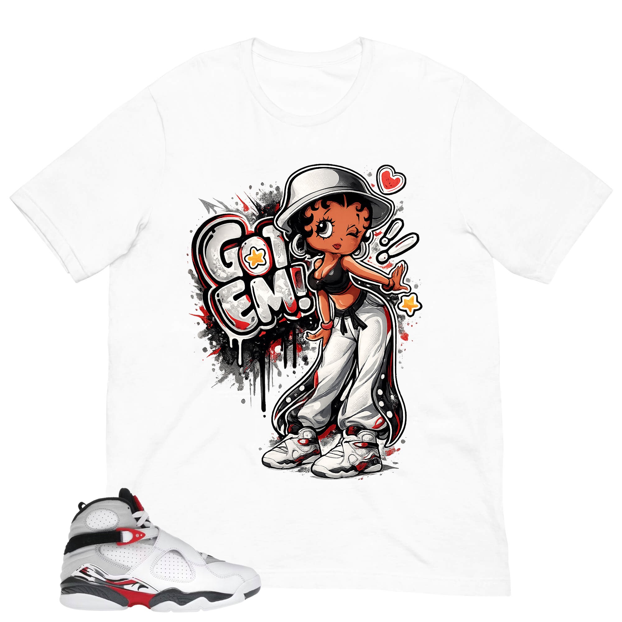 Graphic Tee to Matching Bugs Bunny 8s Got 'Em Lady Shirt