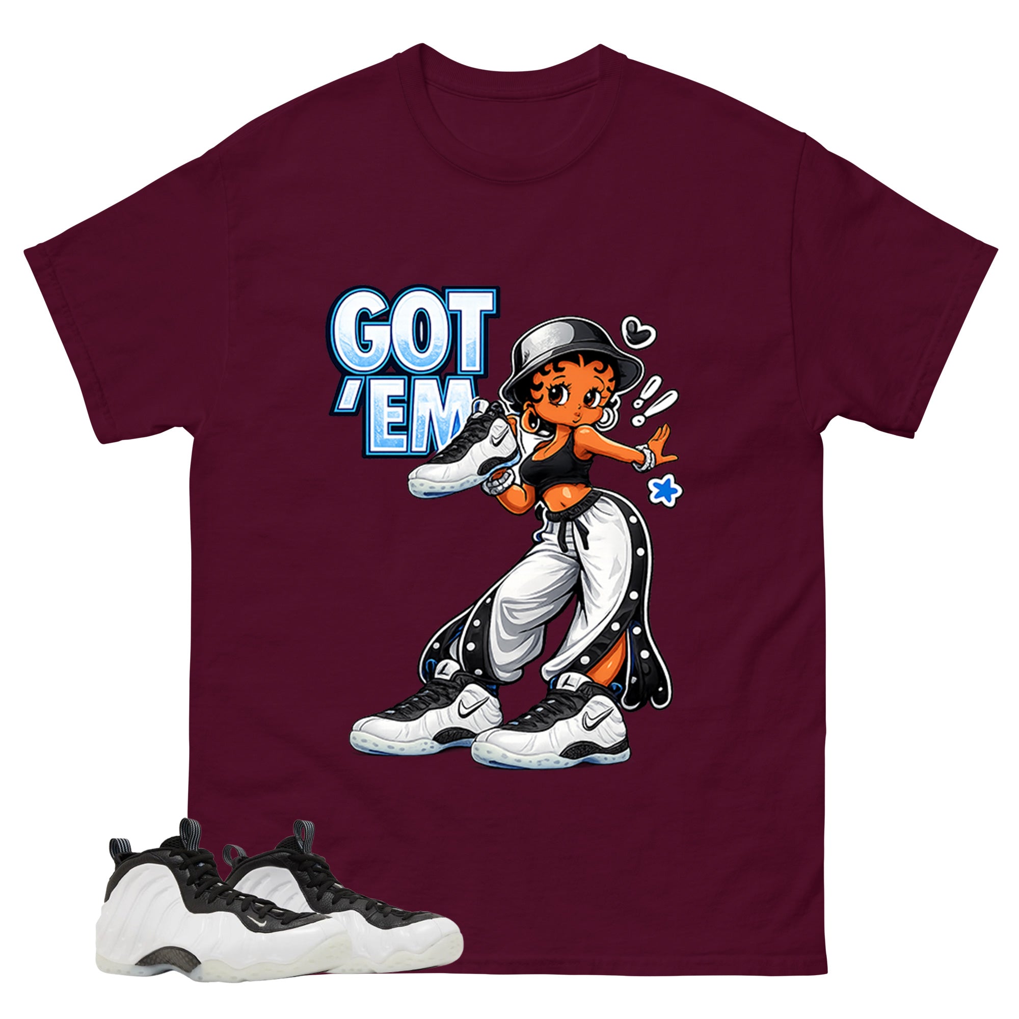 Got Em Lady Graphic Tee - Shirt to Match Air Foamposite One Penny