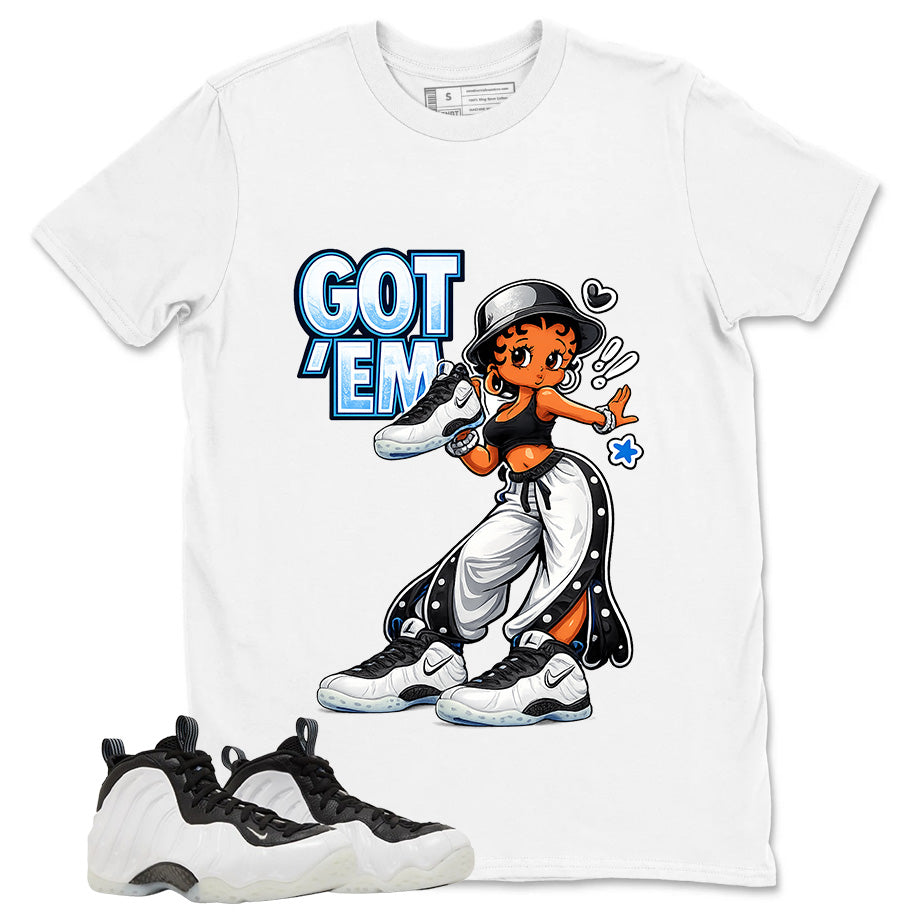 Got Em Lady Graphic Tee - Shirt to Match Air Foamposite One Penny