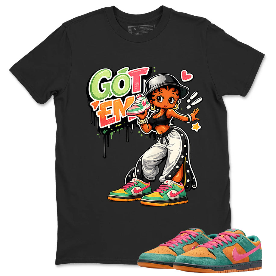 Got Em Lady Graphic Tee, Shirt to Match SB Dunk Green Noise, SB Dunk Green Noise Watermelon Unisex Shirt