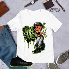 Got 'Em Lady Shirt - Match Air Foamposite One Black Volt