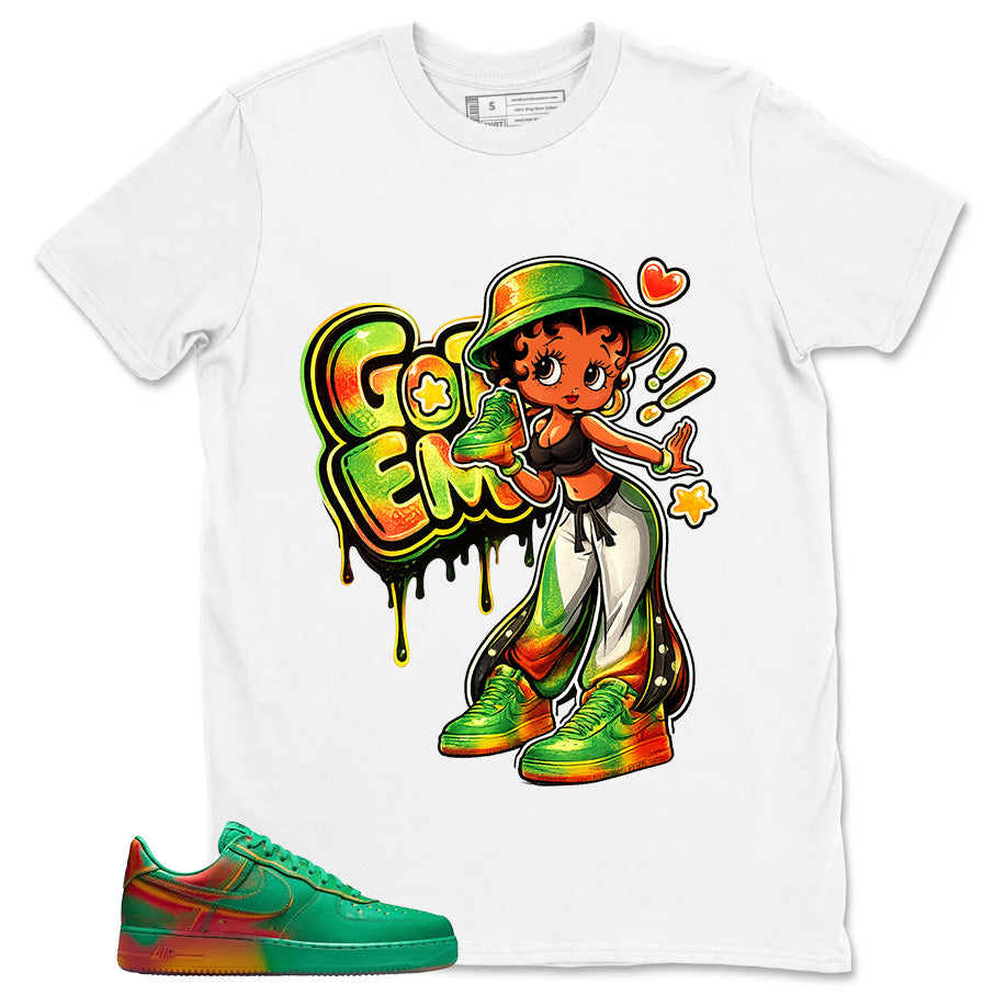 Got 'Em Lady Shirt - Match Air Force 1 Stadium Green Crimson