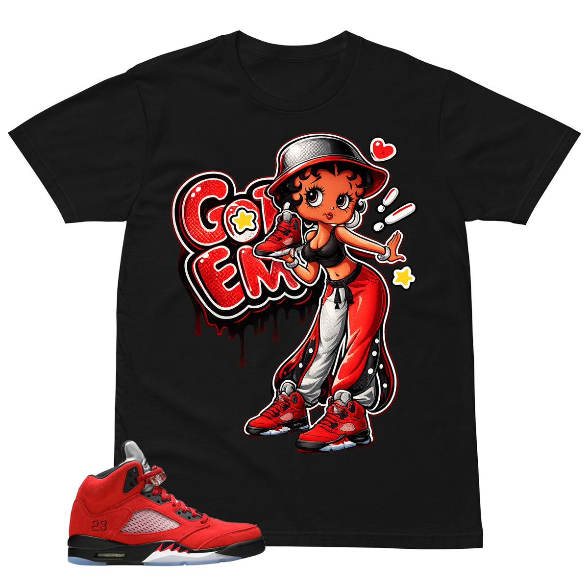 Graphic Tee Got 'Em Lady Shirt Match 5s Raging Bull