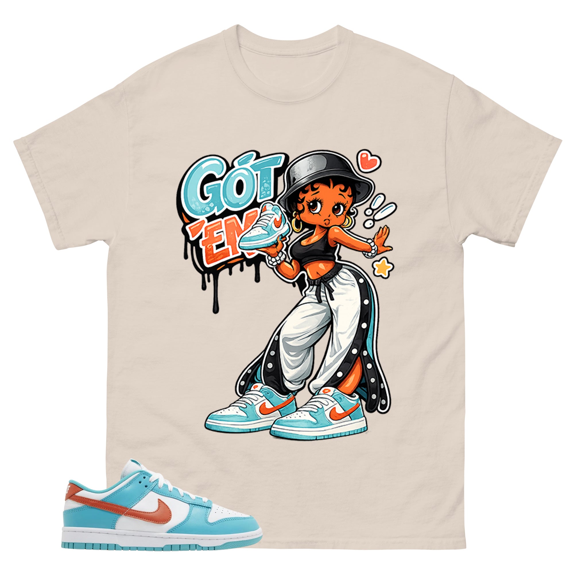 Got Em Lady Shirt - Match Green Dunk Low Miami Dolphins