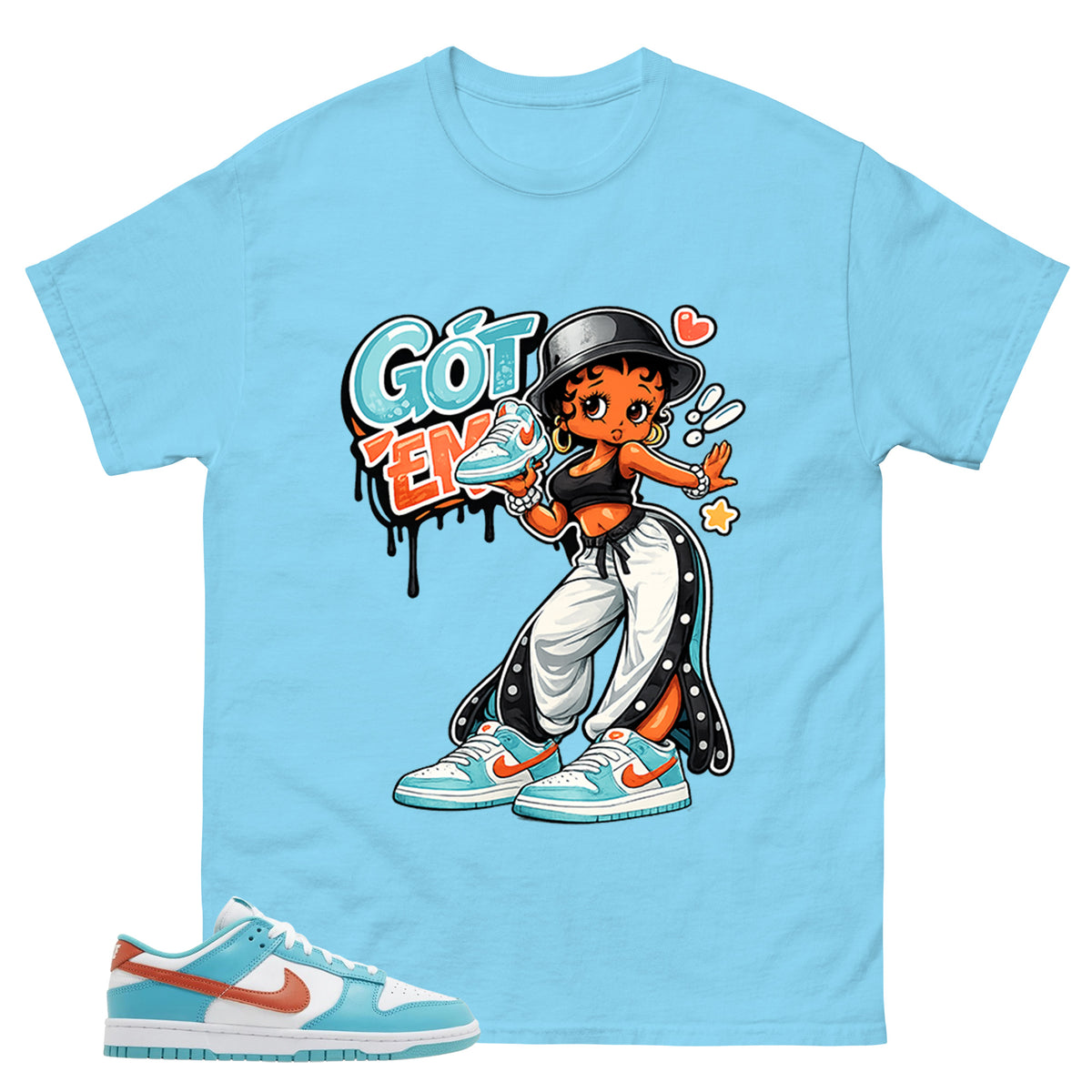 Got Em Lady Shirt - Match Green Dunk Low Miami Dolphins