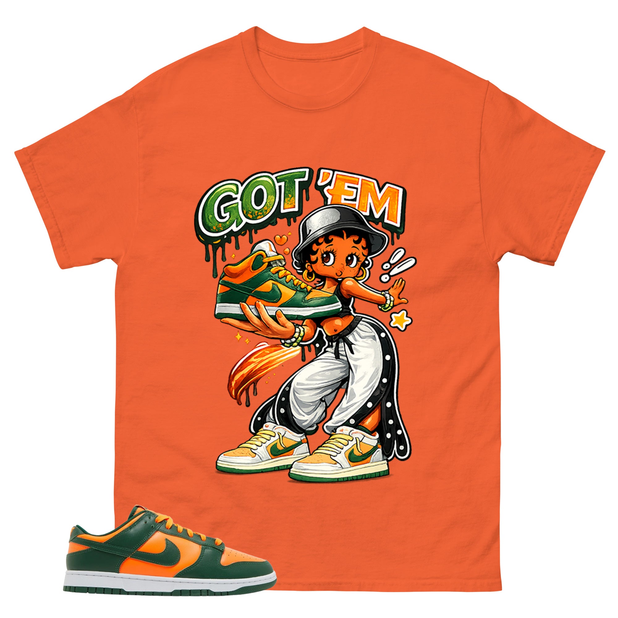 Got Em Lady Shirt - Match Green Dunk Low Miami Hurricanes