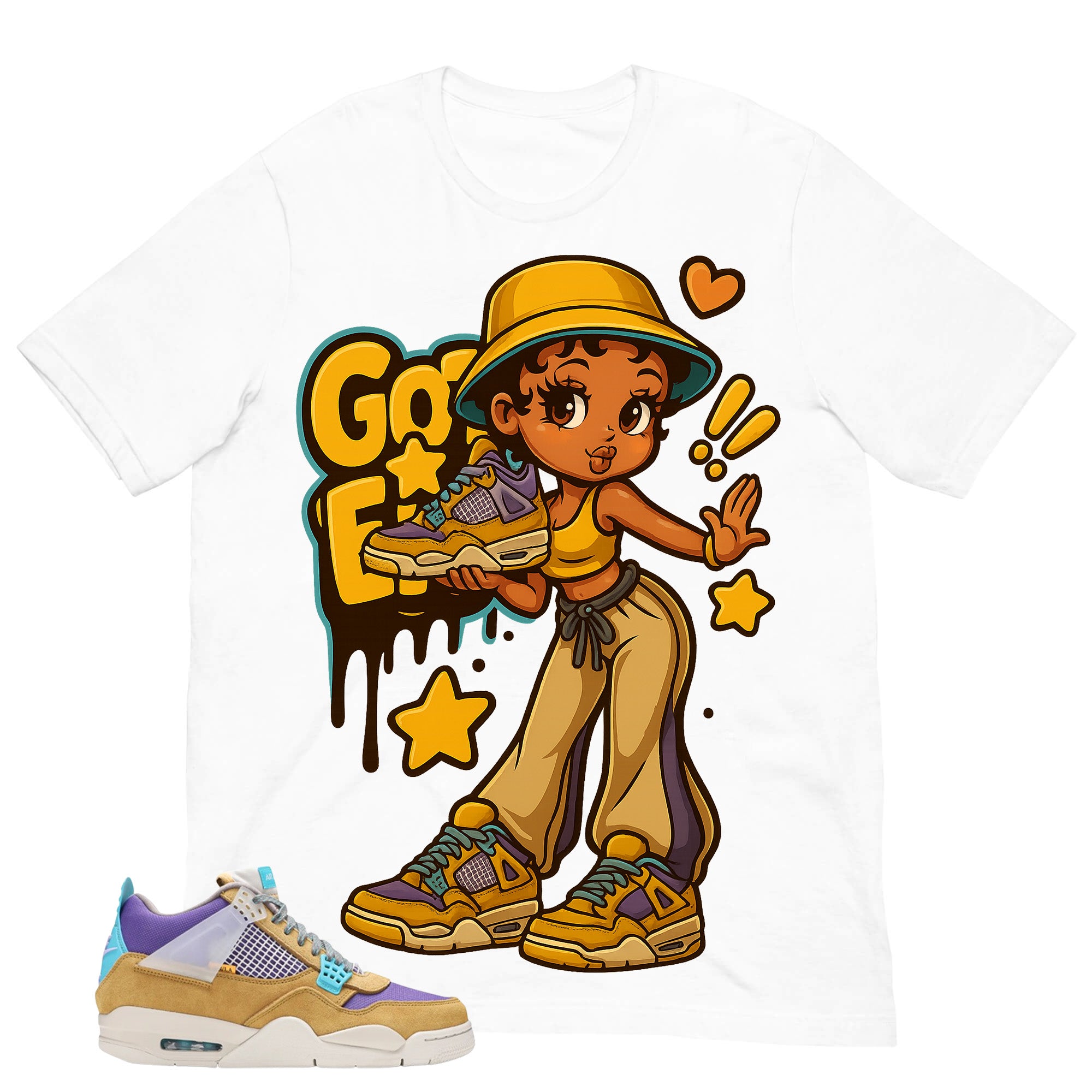 Got 'Em Lady Shirt - Match Union LA x Air Jordan 4 Desert Moss