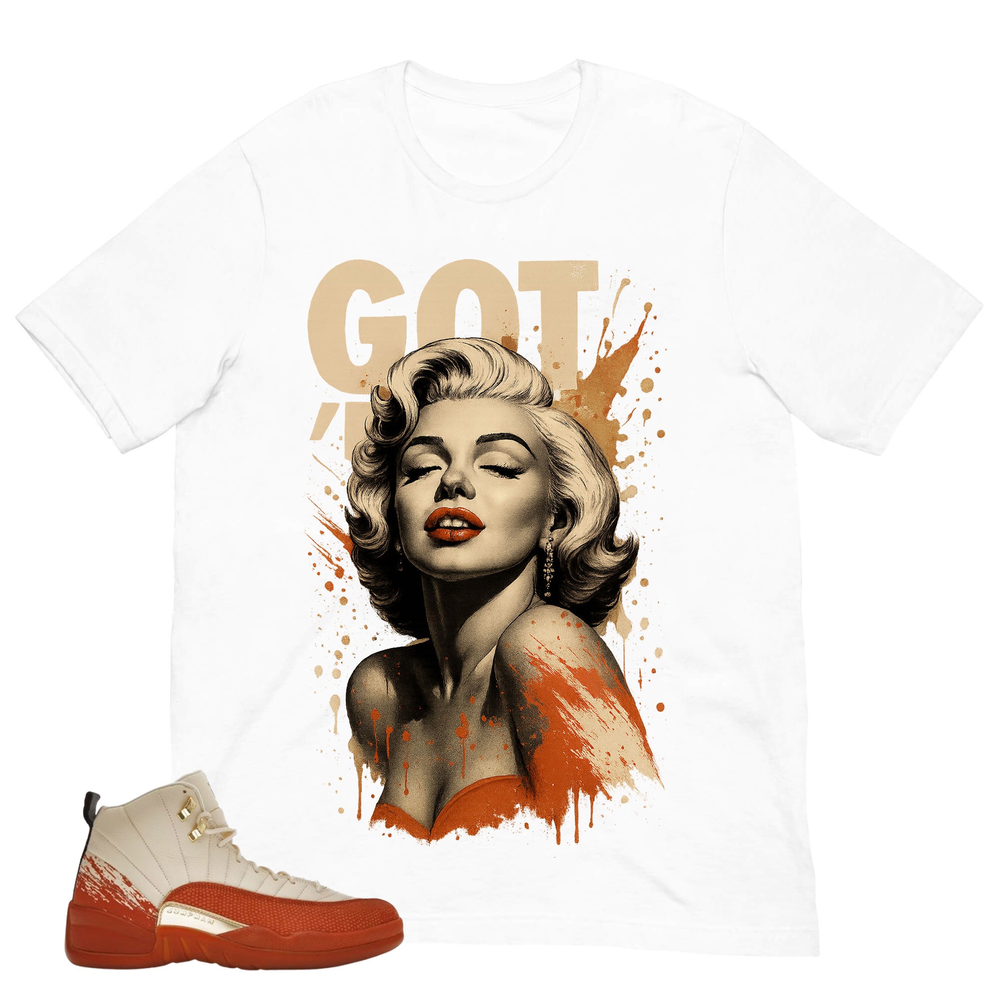 Got 'Em Marilyn Shirt - Match Eastside Golf x Air Jordan 12 'Out the Mud'