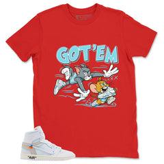 Got 'Em Mouse Shirt - Match Virgil Abloh x Air Jordan 1 Alaska
