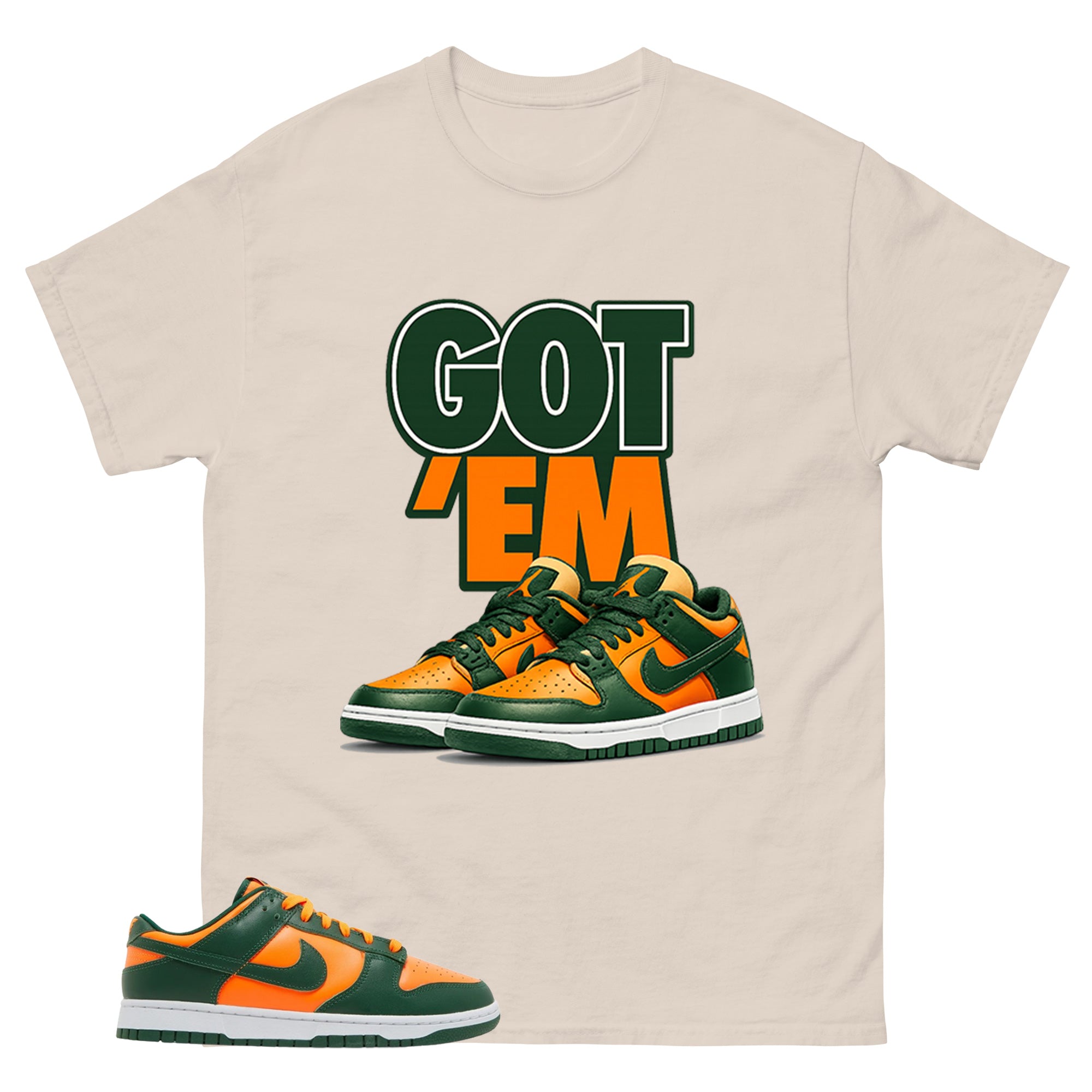 Got Em Shirt - Match Green Dunk Low Miami Hurricanes